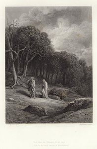 Illustratie voor Vivien door Alfred Tennyson door Gustave Dore